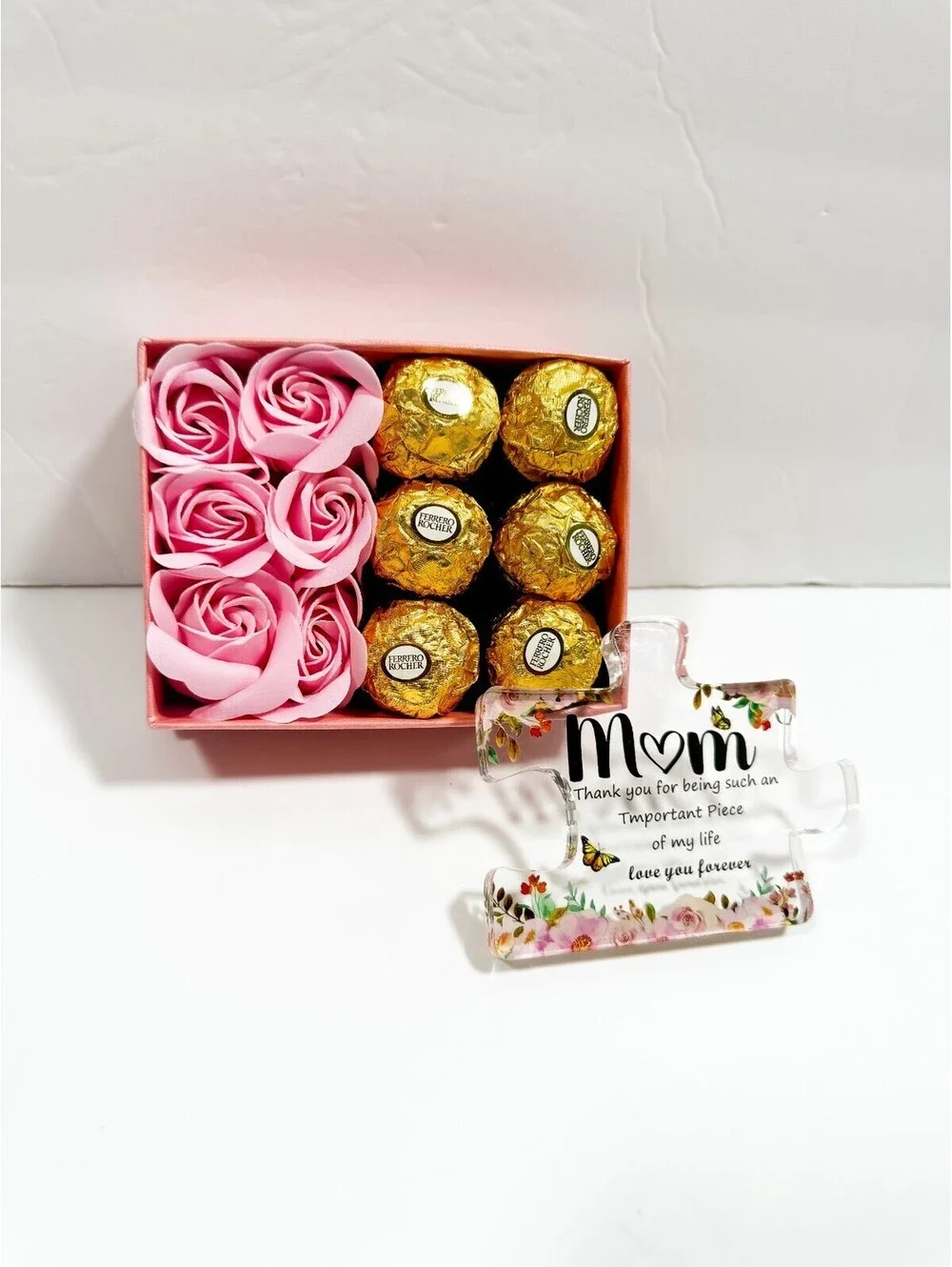 Mother's Day Gift Box with Ghirardelli Raspberry Dark Chocol